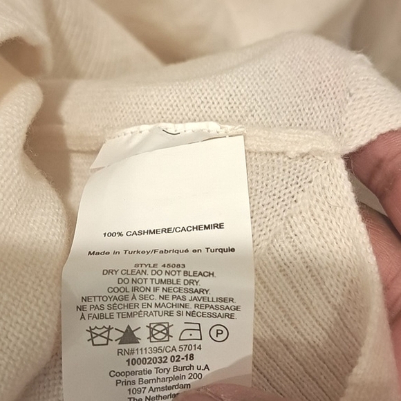 Tory Burch Sandra Cashmere Sweater  NWTs - Picture 12 of 12